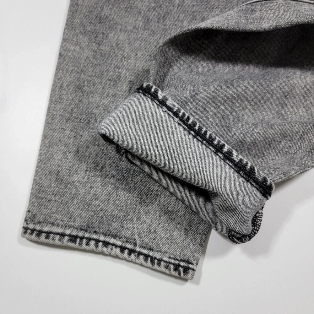 Levi's PREMIUM 562 Men's Denim Jeans Acid Wash Gray‎ Loose Taper Size 29x29 NEW